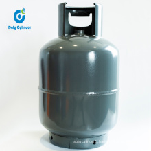 Tanzania 10kg Steel Gas Cylinder/Bottle with Brass Valve, Portable Empty LPG Gas Cylinder